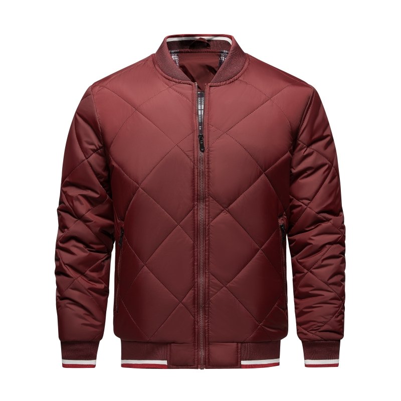 EB | Herren Rauten Stepp Bomberjacke