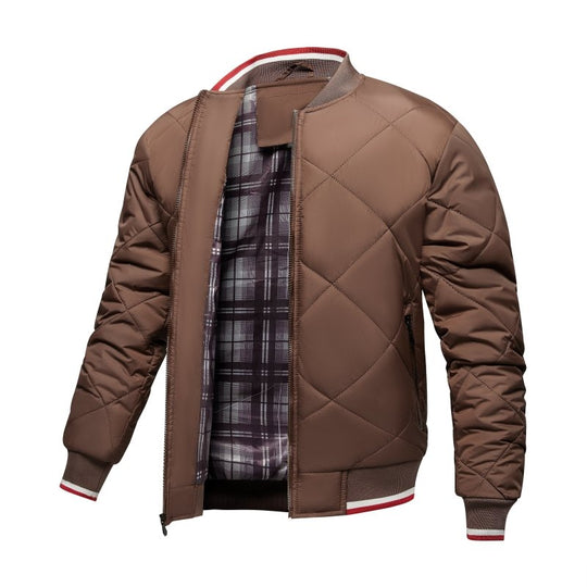 EB | Herren Rauten Stepp Bomberjacke