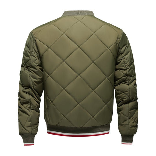 EB | Herren Rauten Stepp Bomberjacke