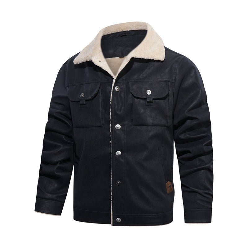 EB | Herren Sherpa Kragen Freizeitjacke