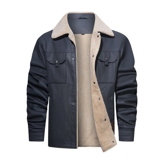 EB | Herren Sherpa Kragen Freizeitjacke