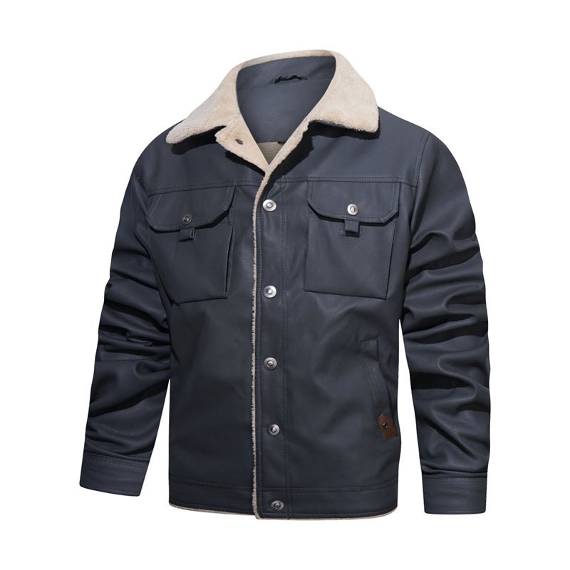 EB | Herren Sherpa Kragen Freizeitjacke