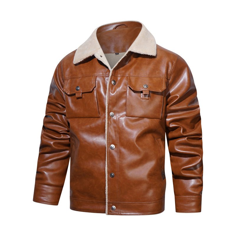 EB | Herren Sherpa Kragen Freizeitjacke