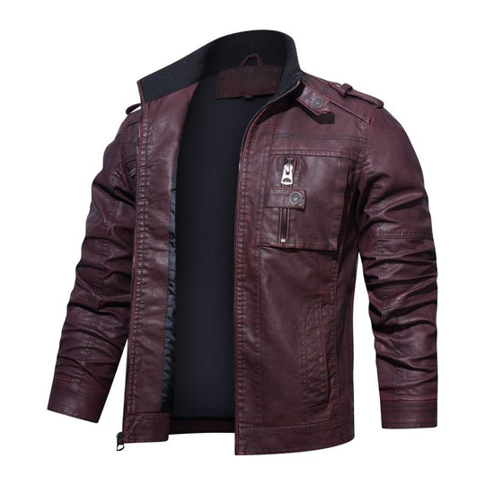 EB | Herren Slim-Fit Bikerjacke