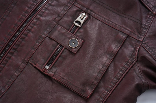 EB | Herren Slim-Fit Bikerjacke