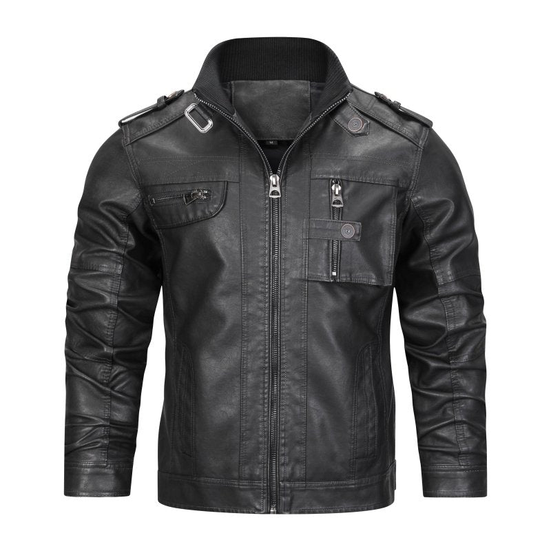 EB | Herren Slim-Fit Bikerjacke