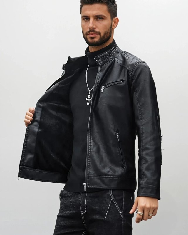 EB | Bikerjacke Im Modernen Stil für Freizeit und Ausgehen