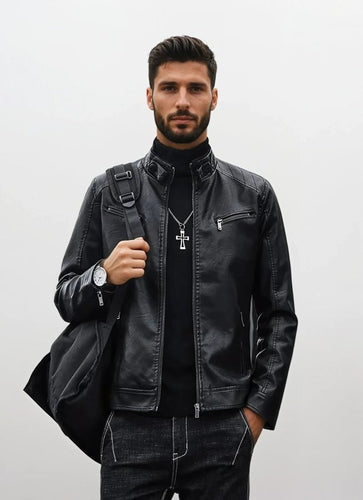 EB | Bikerjacke Im Modernen Stil für Freizeit und Ausgehen