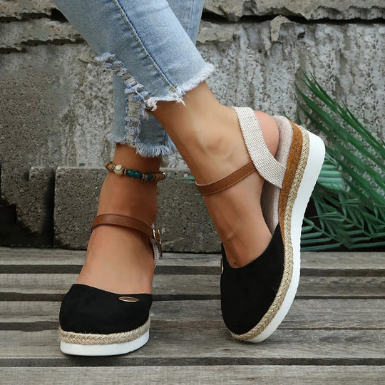 Vintage Wedge Sandalen EB