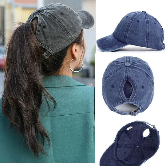 EB | Pferdeschwanz Baseballcap mit Atmungsaktivem Komfort und Uv Schutz