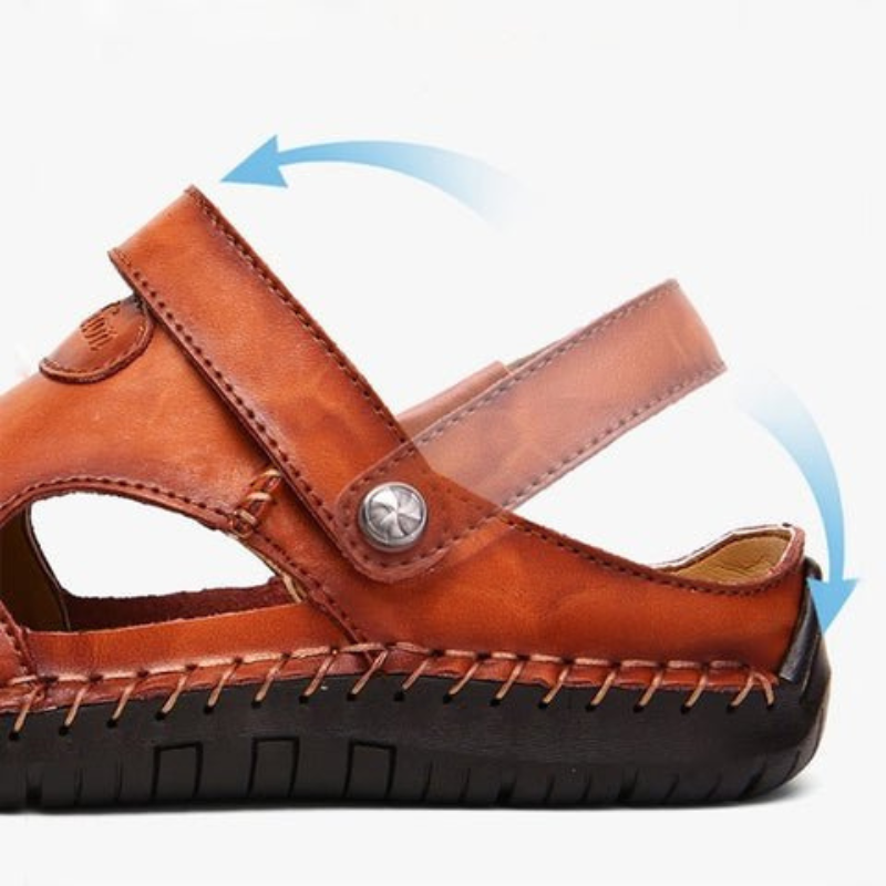 EB | Herren Barfuss Sandalen Schwarz