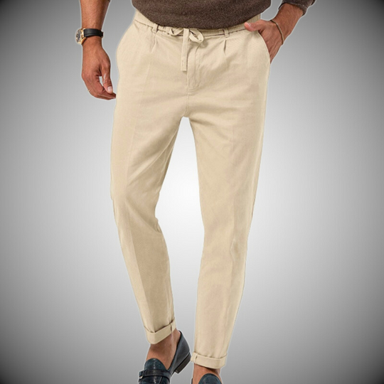 EB | Herren Chino Hose Weiß Stoffhose