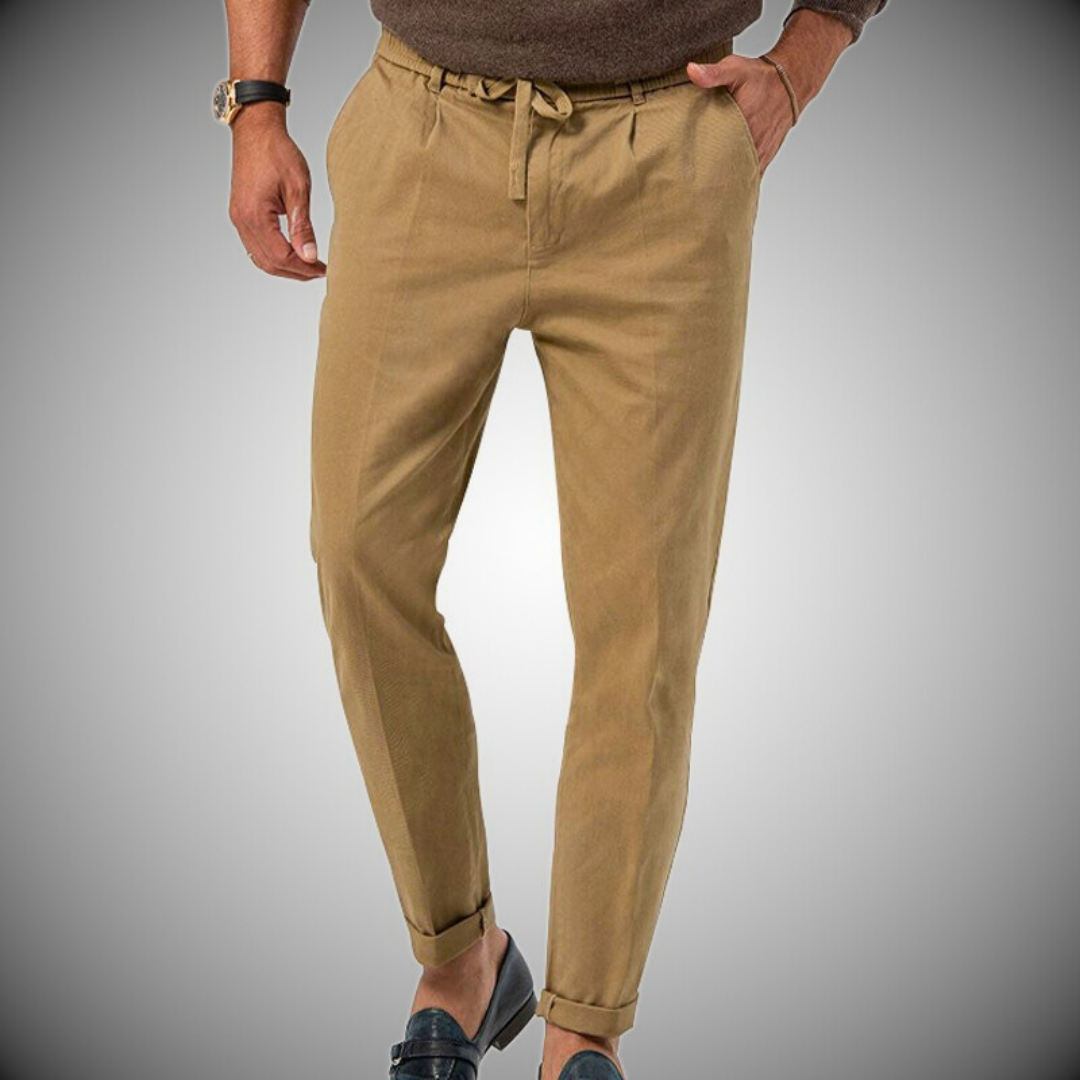 EB | Herren Chino Hose Weiß Stoffhose
