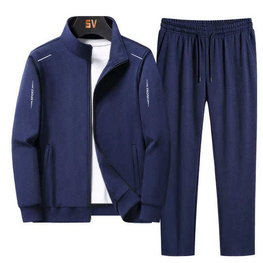 EB | Trainingsanzug - Bequemes Set mit sportlicher Jacke und elastischen Hosen für den täglichen Gebrauch