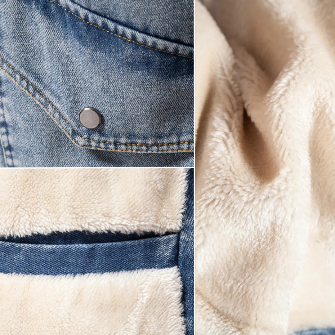 EB | Herren Jeansjacke warm gefüttert