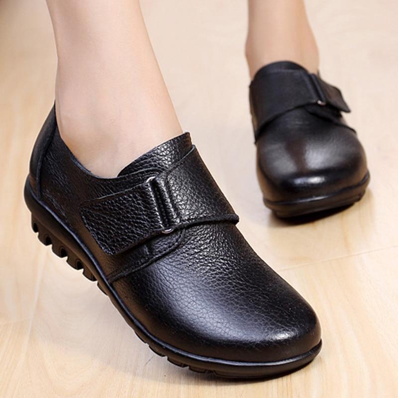 Schwarze EchtlederKomfortschuhe EB