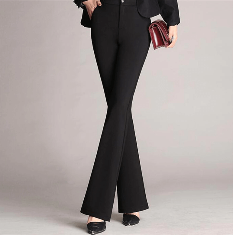 EB | Taillierte Flared Slim-Fit Hose