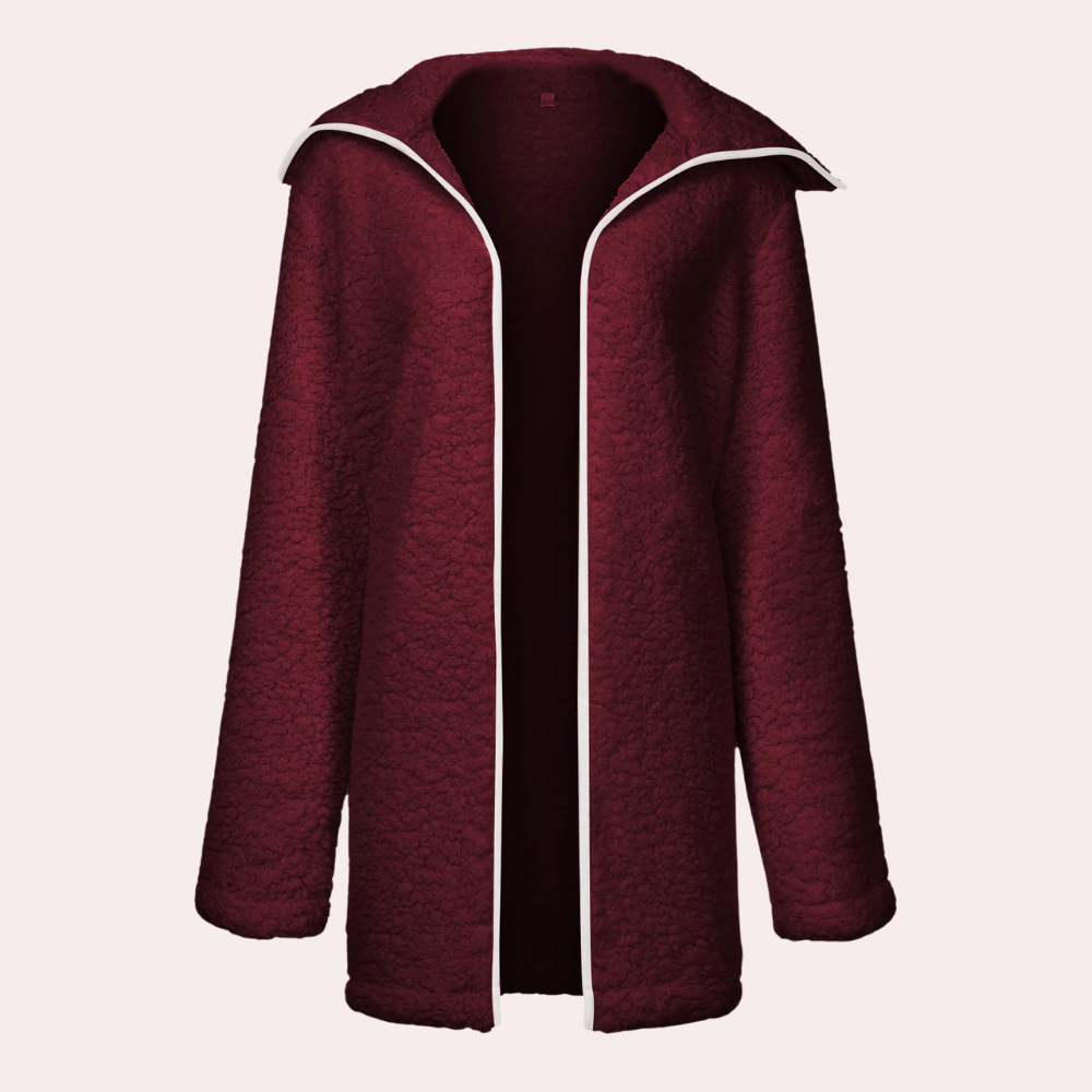 EB | Leichte Plüschjacke für Damen im Winter
