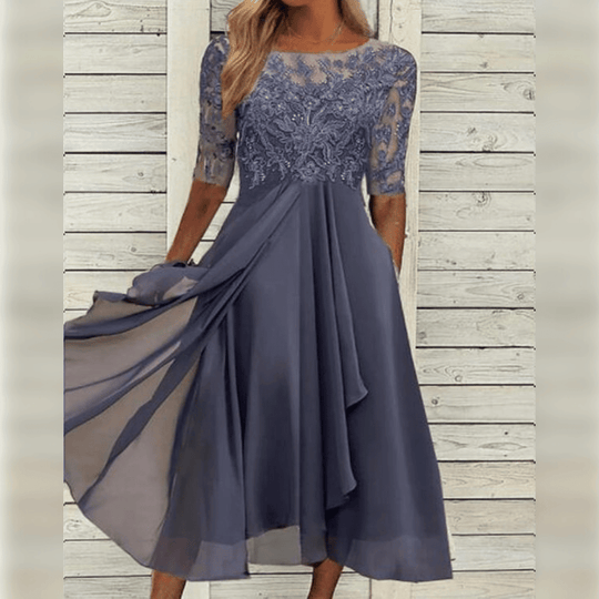 EB | Hochzeitsgast Kleid Elegante Midi