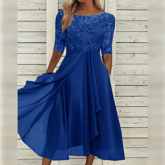 EB | Hochzeitsgast Kleid Elegante Midi