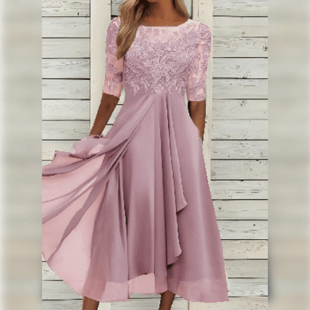 EB | Hochzeitsgast Kleid Elegante Midi