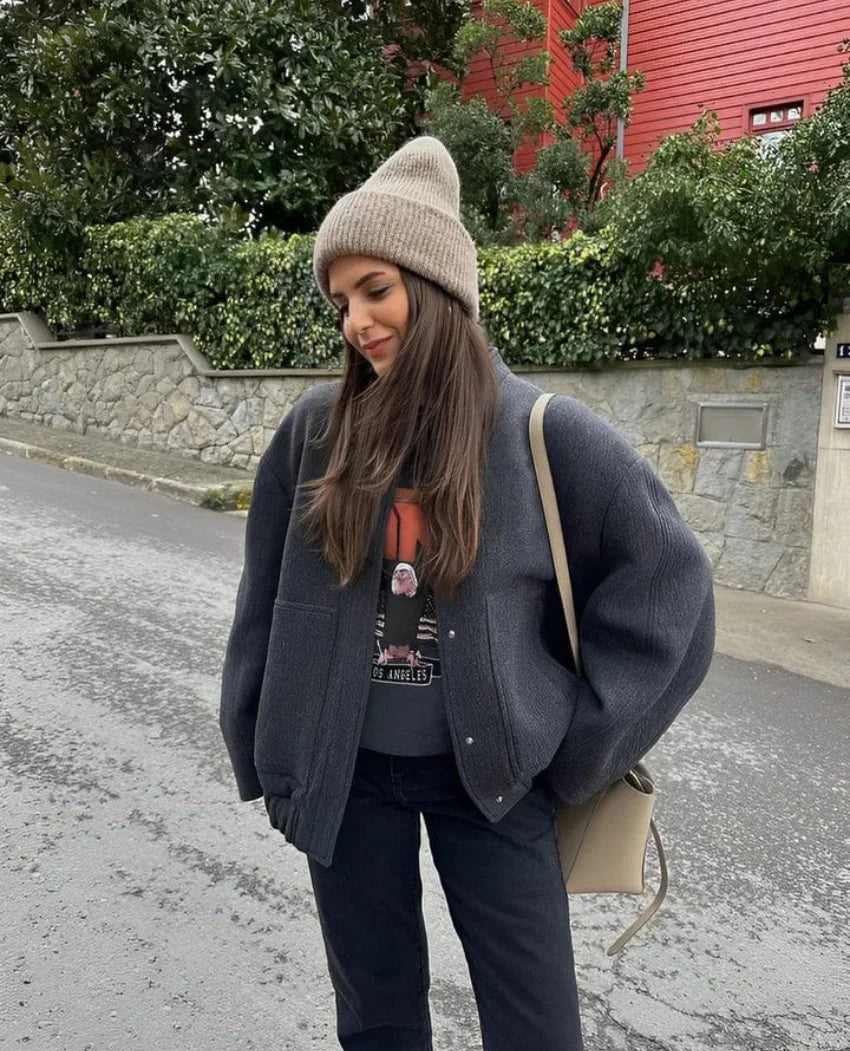 EB | Wollmischung Übergröße Jacke