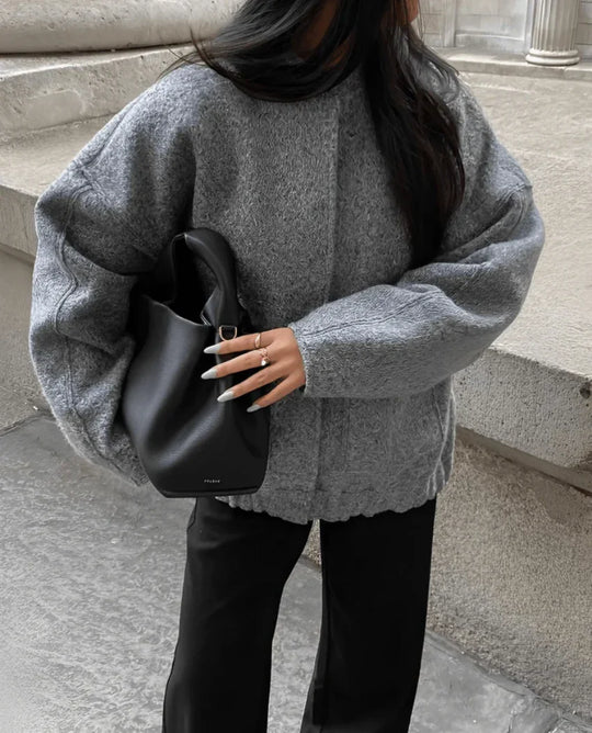 EB | Wollmischung Übergröße Jacke