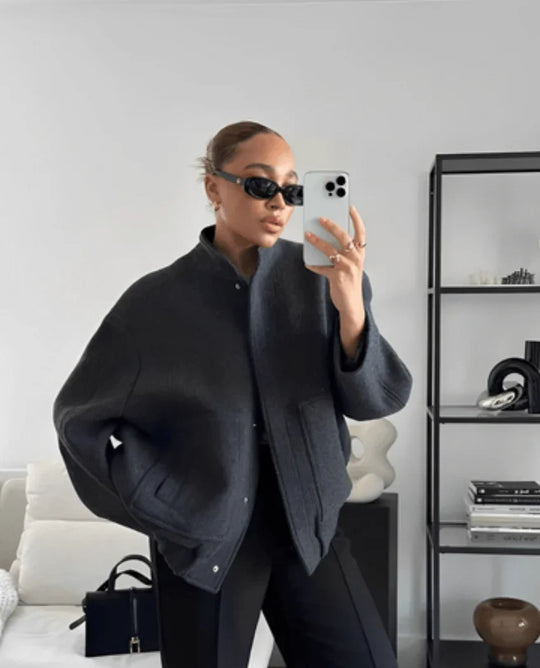 EB | Wollmischung Übergröße Jacke