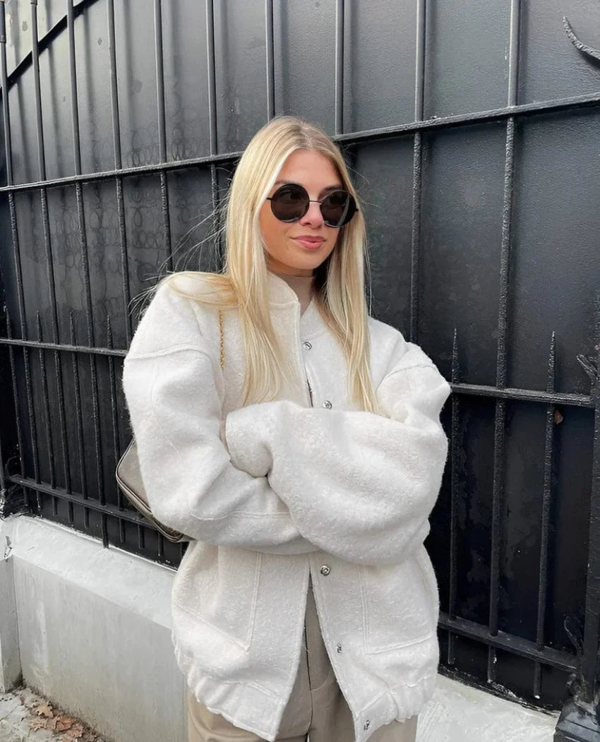 EB | Wollmischung Übergröße Jacke