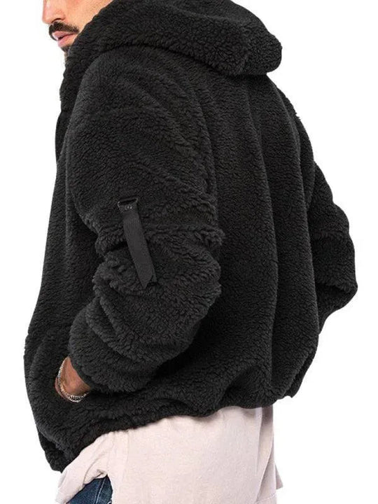 EB | Kapuzenfleece Männer Winterjacke