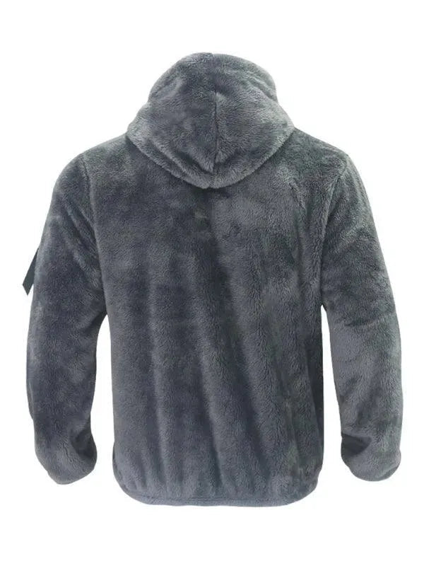 EB | Kapuzenfleece Männer Winterjacke