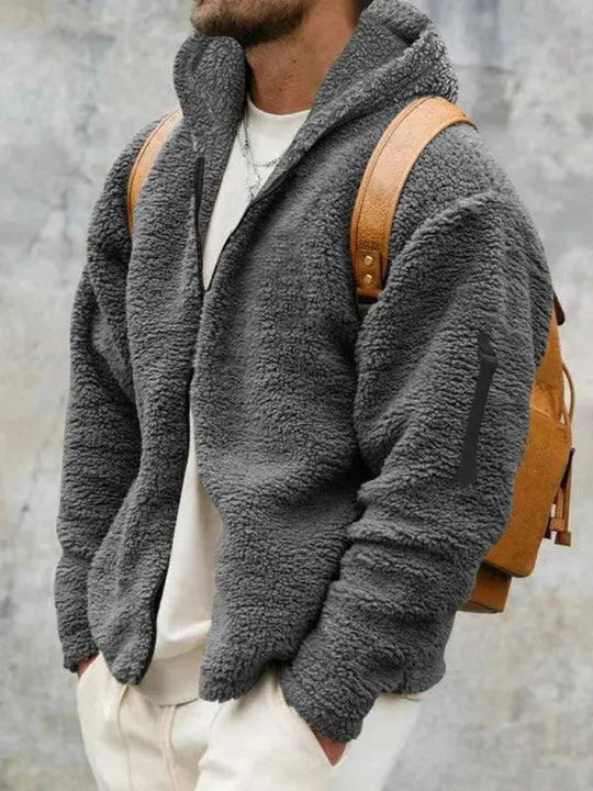EB | Kapuzenfleece Männer Winterjacke