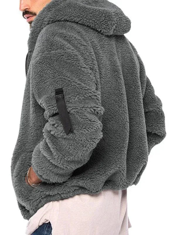 EB | Kapuzenfleece Männer Winterjacke
