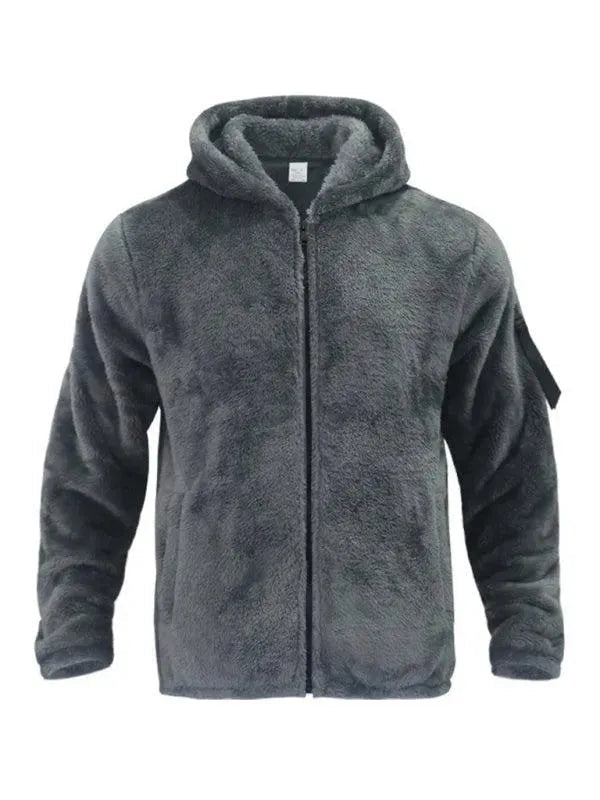 EB | Kapuzenfleece Männer Winterjacke