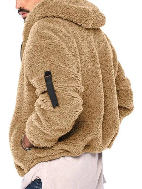 EB | Kapuzenfleece Männer Winterjacke