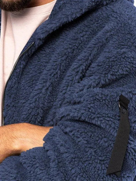 EB | Kapuzenfleece Männer Winterjacke