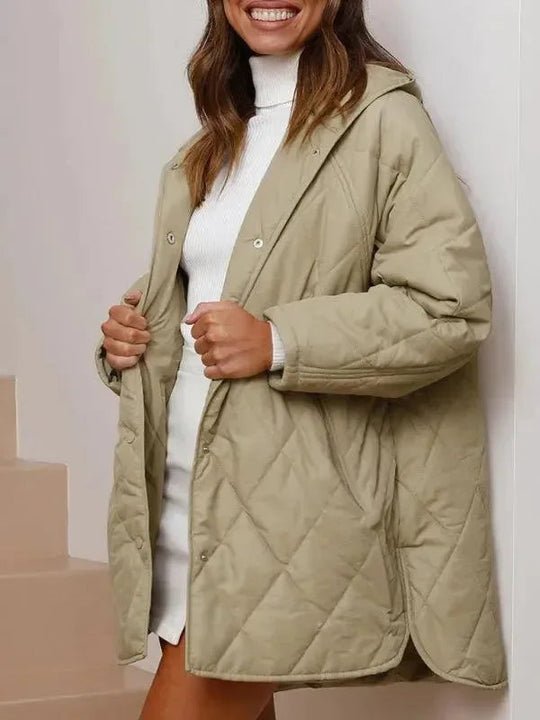 EB | Kapuzen Steppmantel Damen