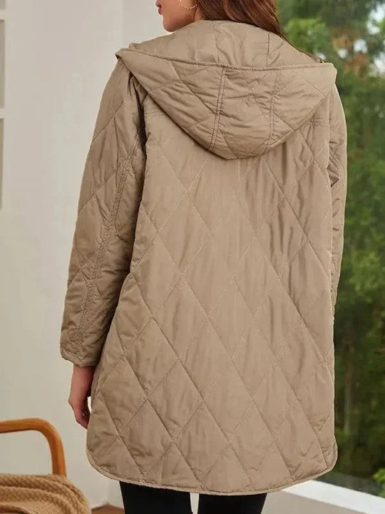 EB | Kapuzen Steppmantel Damen