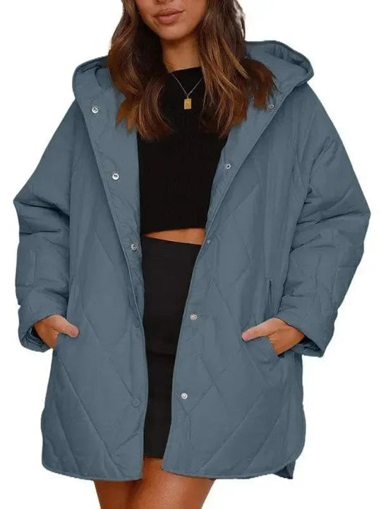 EB | Kapuzen Steppmantel Damen
