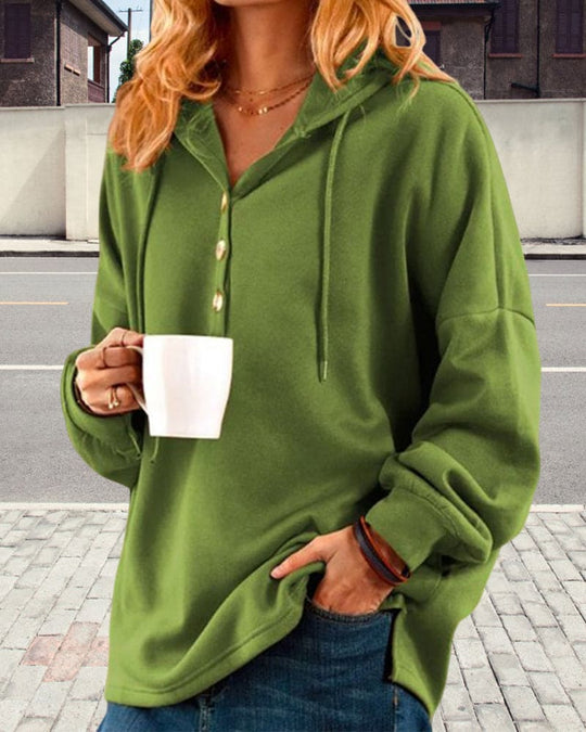 EB | Hoodie mit Knopfverschluss