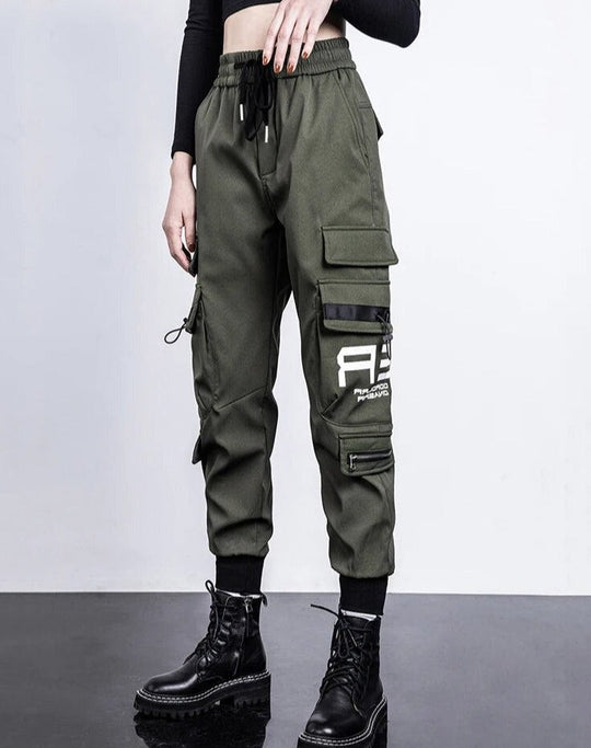 EB | Hosen High-Waist Cargo-Hose mit Taschen