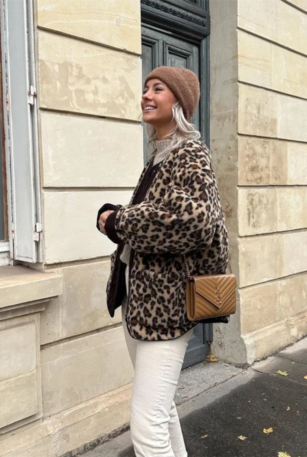 EB | Lässiger Cardigan Tierdruck Bequem und Stilvoll