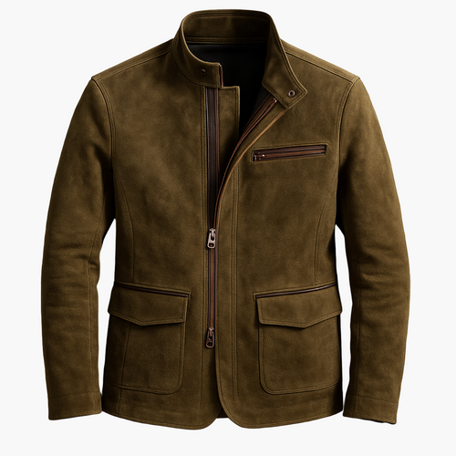 EB | Jacke Modern Urban Style - Elegante Übergangsjacke mit Stehkragen und Praktischem Reißverschluss