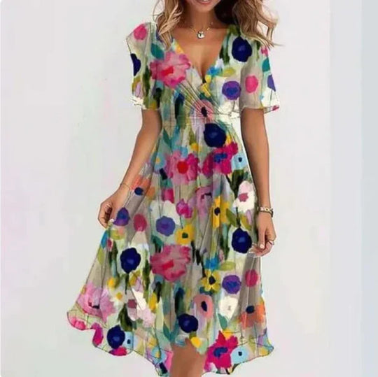 EB | Sommer-Wickelkleid für Mühelosen Chic Bei Damen
