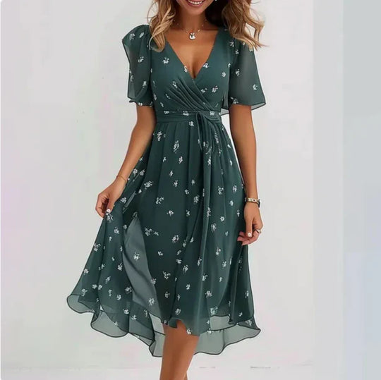 EB | Sommer-Wickelkleid für Mühelosen Chic Bei Damen