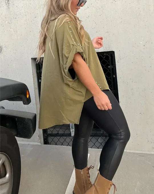 EB | Oversized Nieten T-Shirt