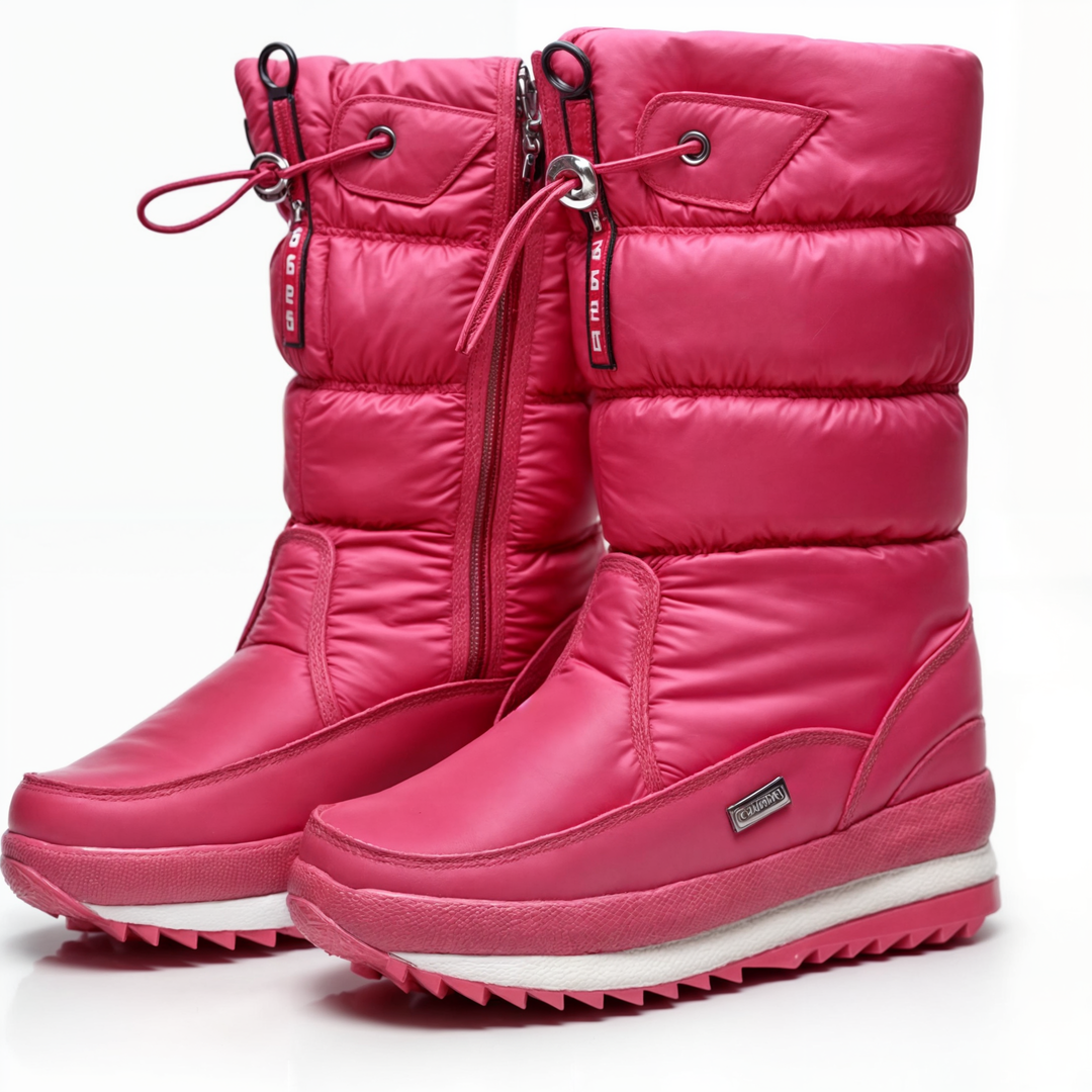 Dicke Plüschwinterstiefel für Frauen EB