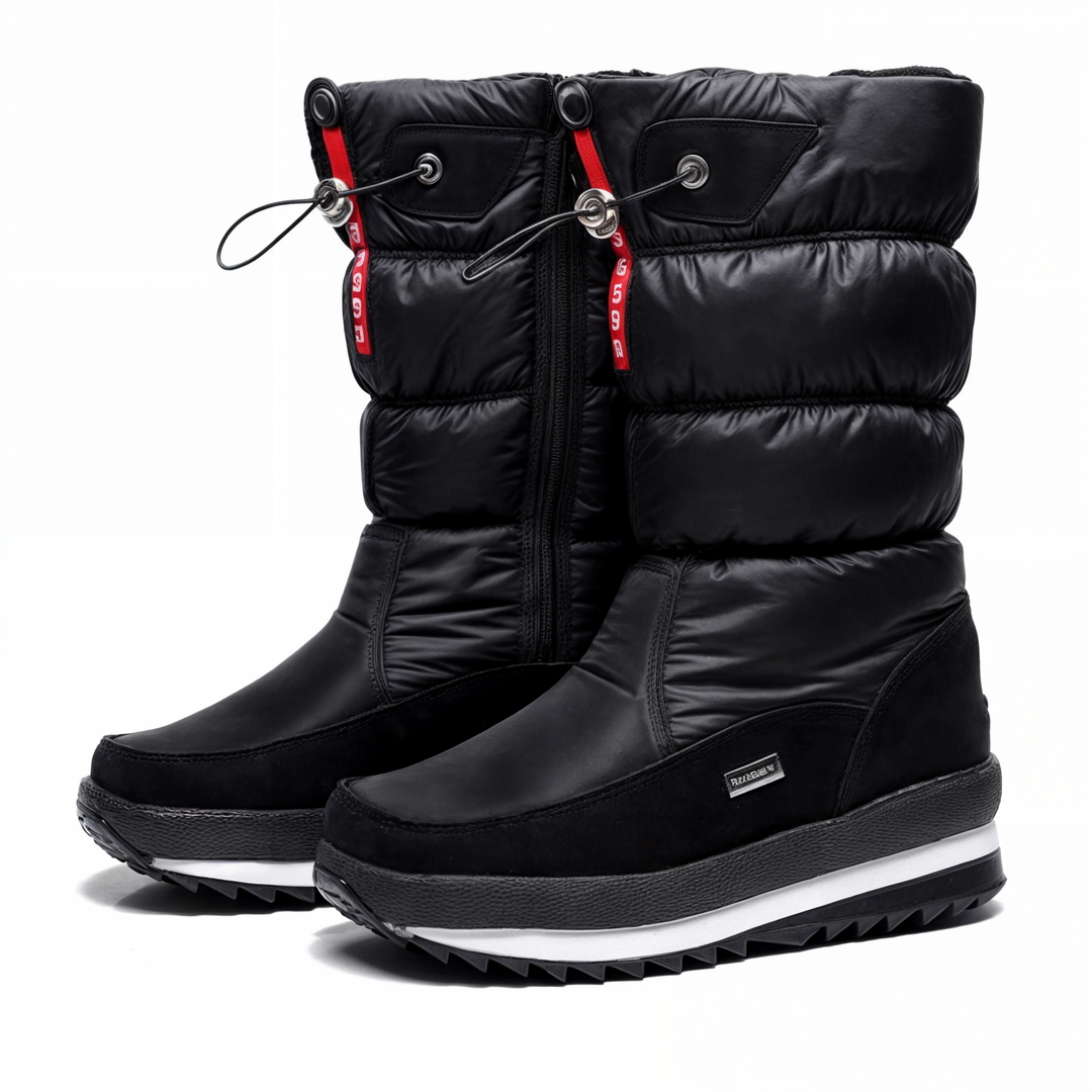 Dicke Plüschwinterstiefel für Frauen EB