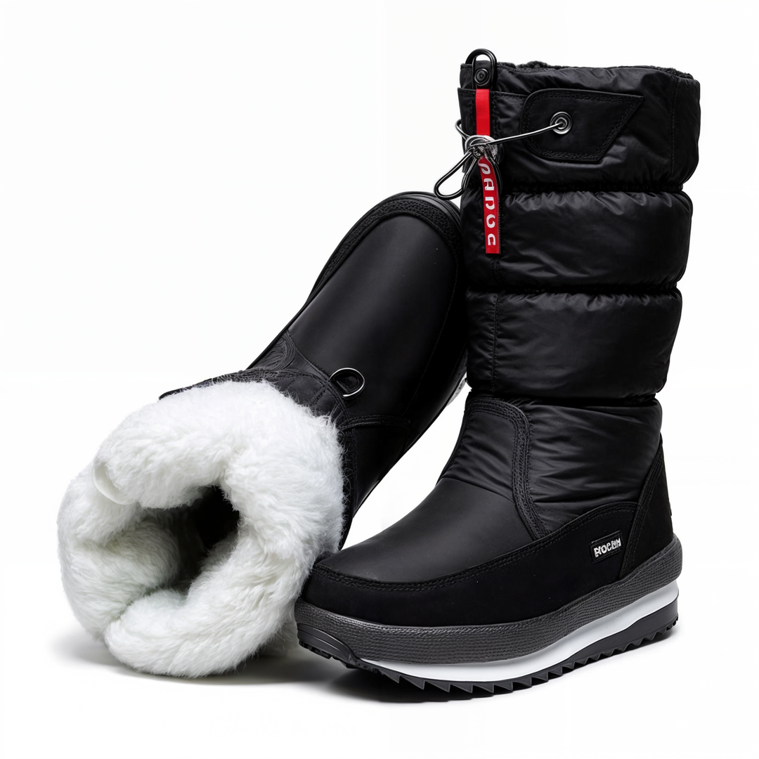 Dicke Plüschwinterstiefel für Frauen EB