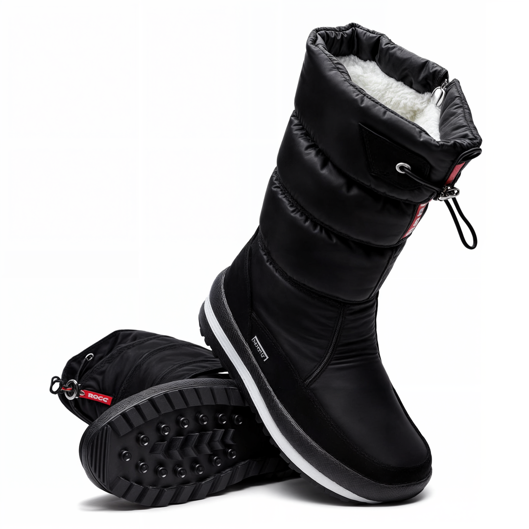 Dicke Plüschwinterstiefel für Frauen EB